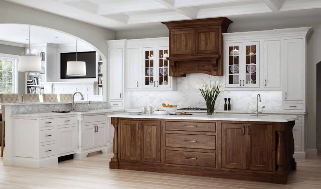 woodlandwalnut1 rev web 1024x602 Semi Custom Kitchen Cabinets